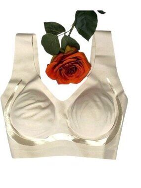 Rhonda Shear Invisible Edge Satin-Trim Bra